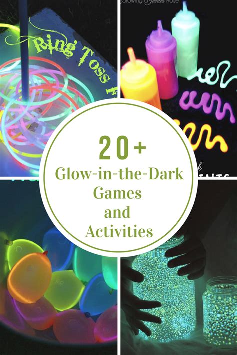 Glow in the Dark Party Games for Kids .